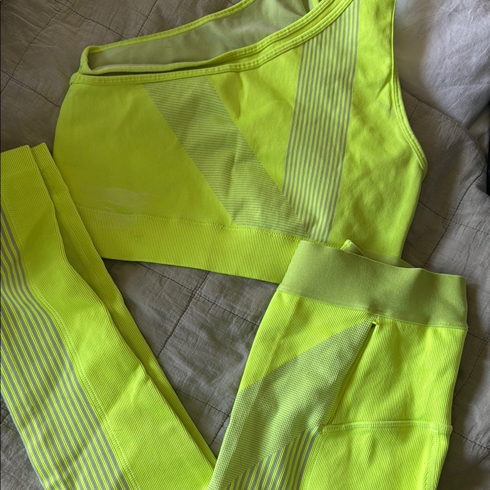Neon Yellow Activewear Set